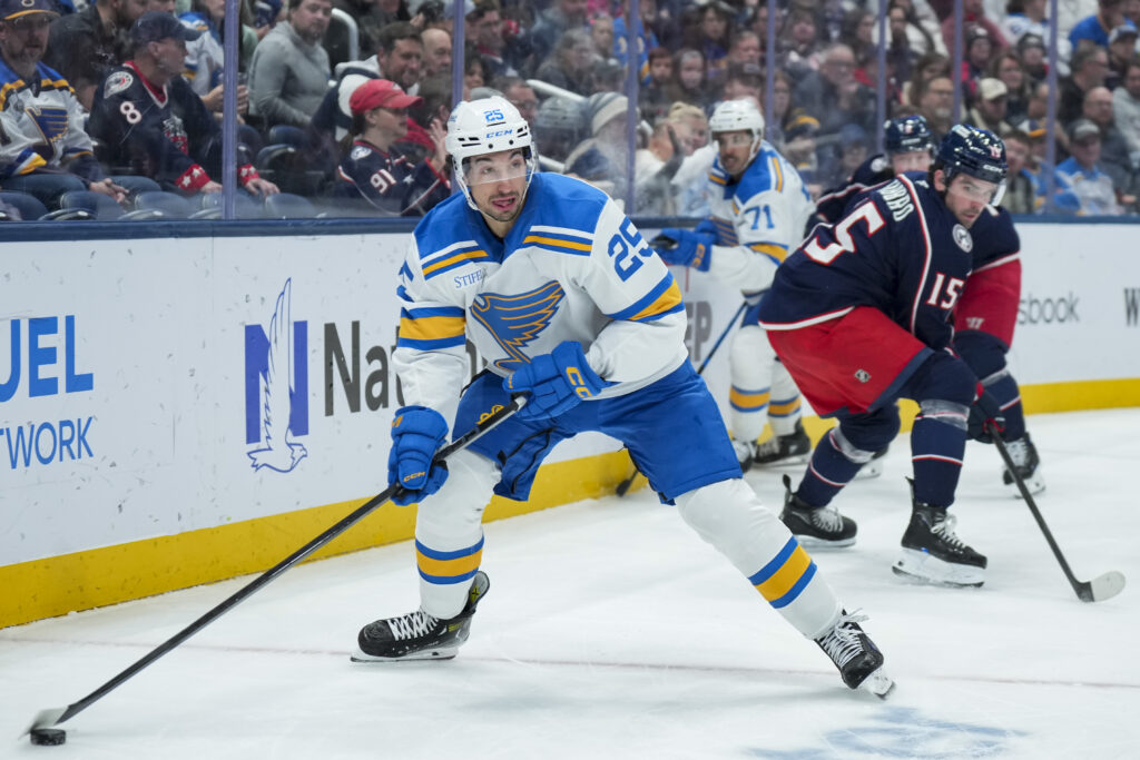 Blues' Jordan Kyrou Offers Unique Trade Value