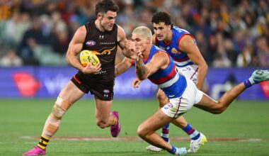 Final teams locked in as Hawks take on Dogs. LIVE from 7.40pm AEST