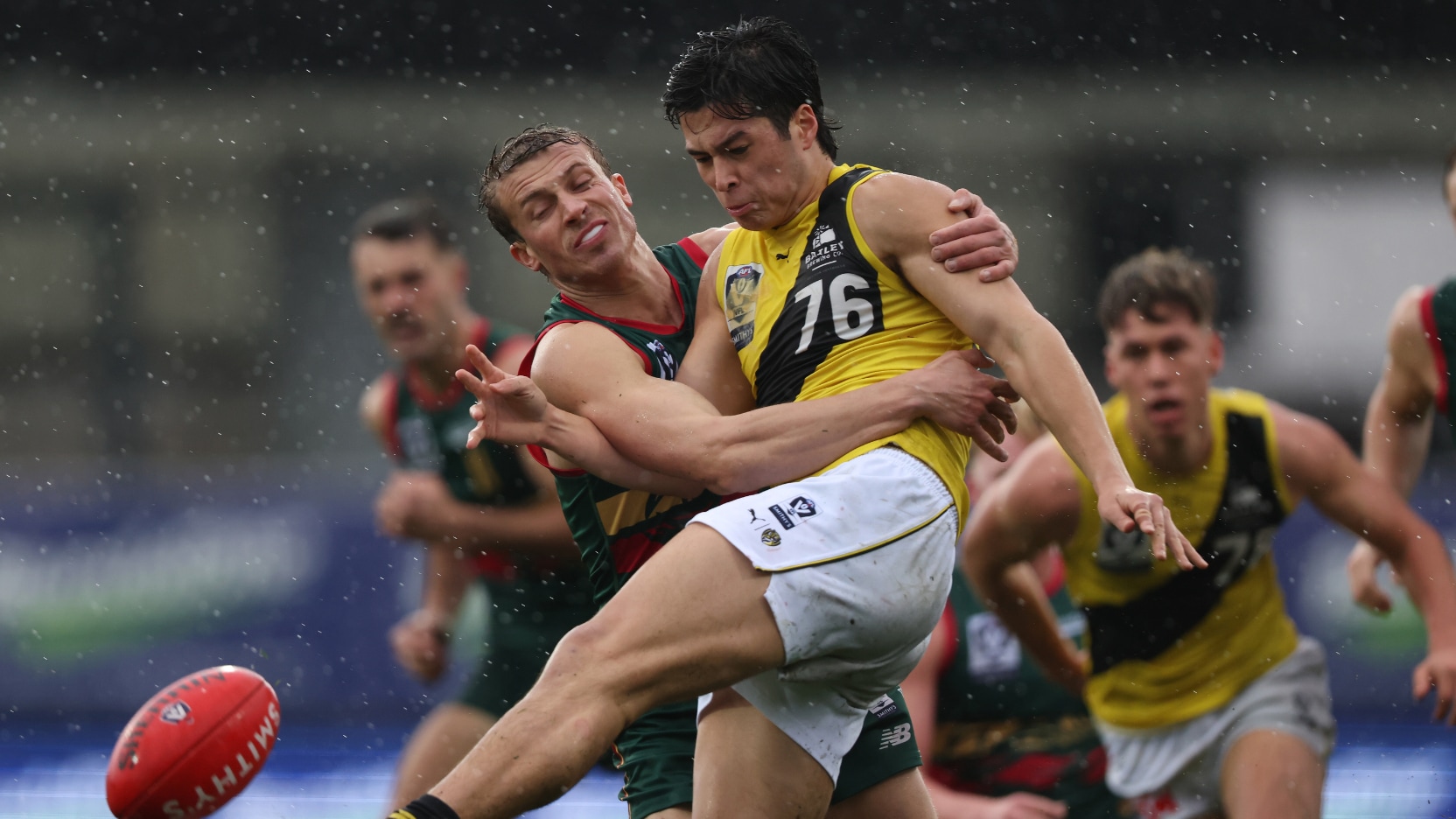 Devils too strong for Tigers in wet and windy conditions