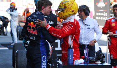 Max Verstappen sends Lewis Hamilton message after 'special moment' victory