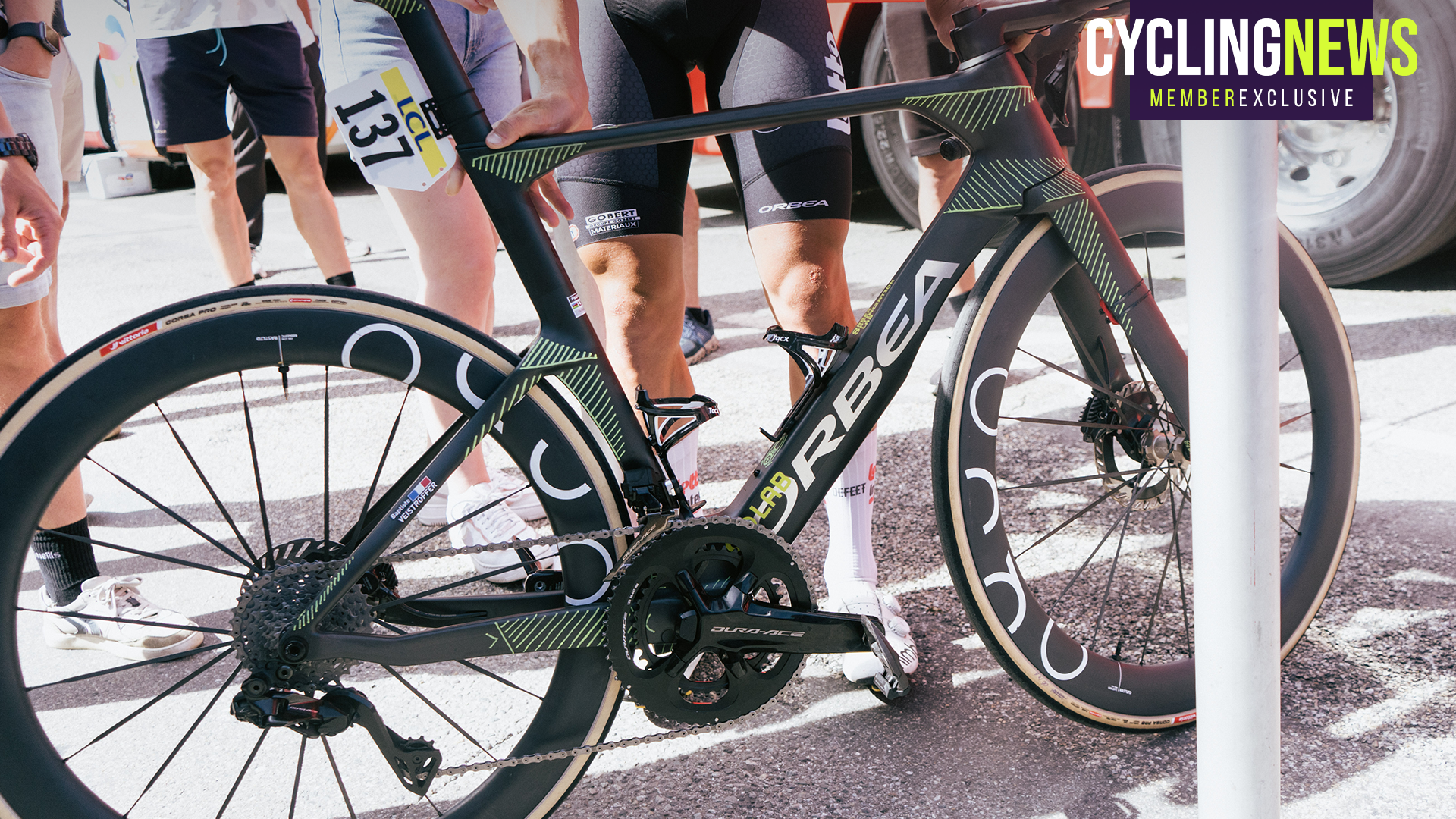 An unreleased Orbea road bike