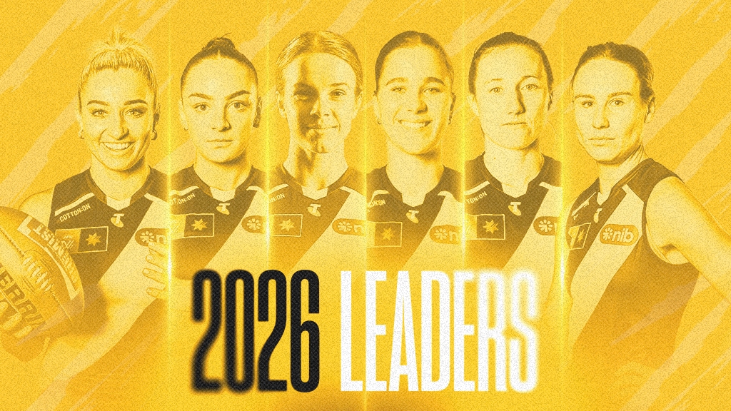 Co-captains to lead Tigers in 2026 AFLW season