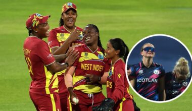Windies escape with narrow win over spirited Scotland