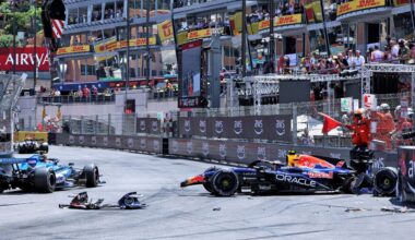 Big Hadjar crash as Ferrari leads Monaco GP practice