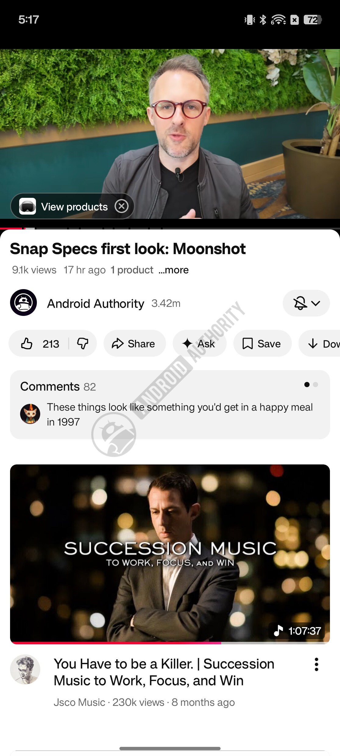 YouTube UI change old