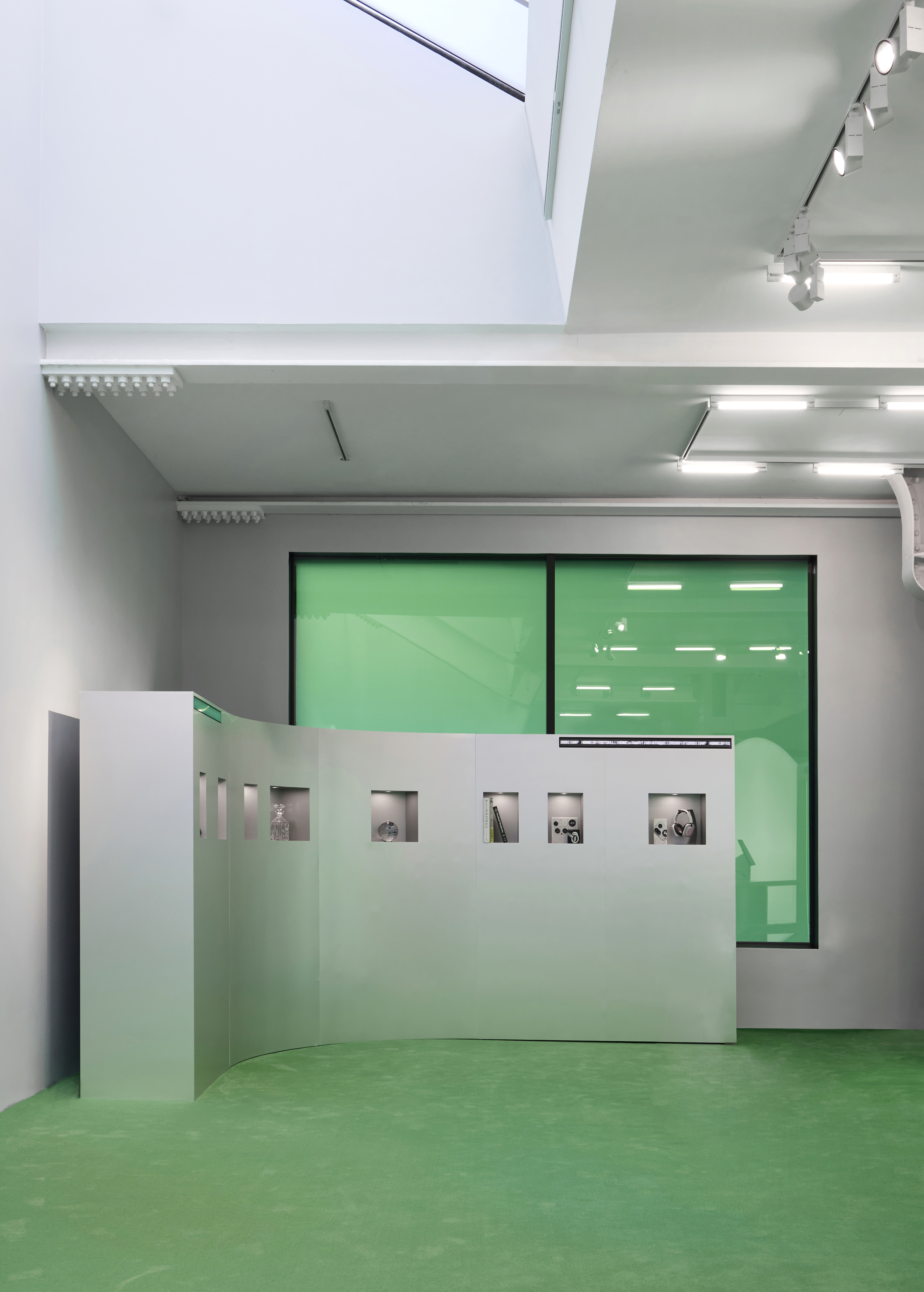Memorabilia on display at Home of Football: Home &amp; Away