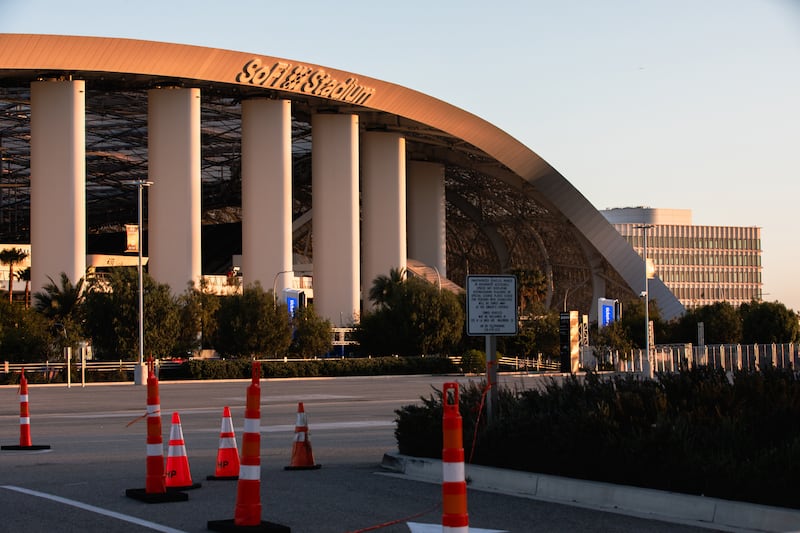 The SoFi Stadium is to host the United States team's opening game, which is against Paraguay. Photograph: Alex Welsh/The New York Times