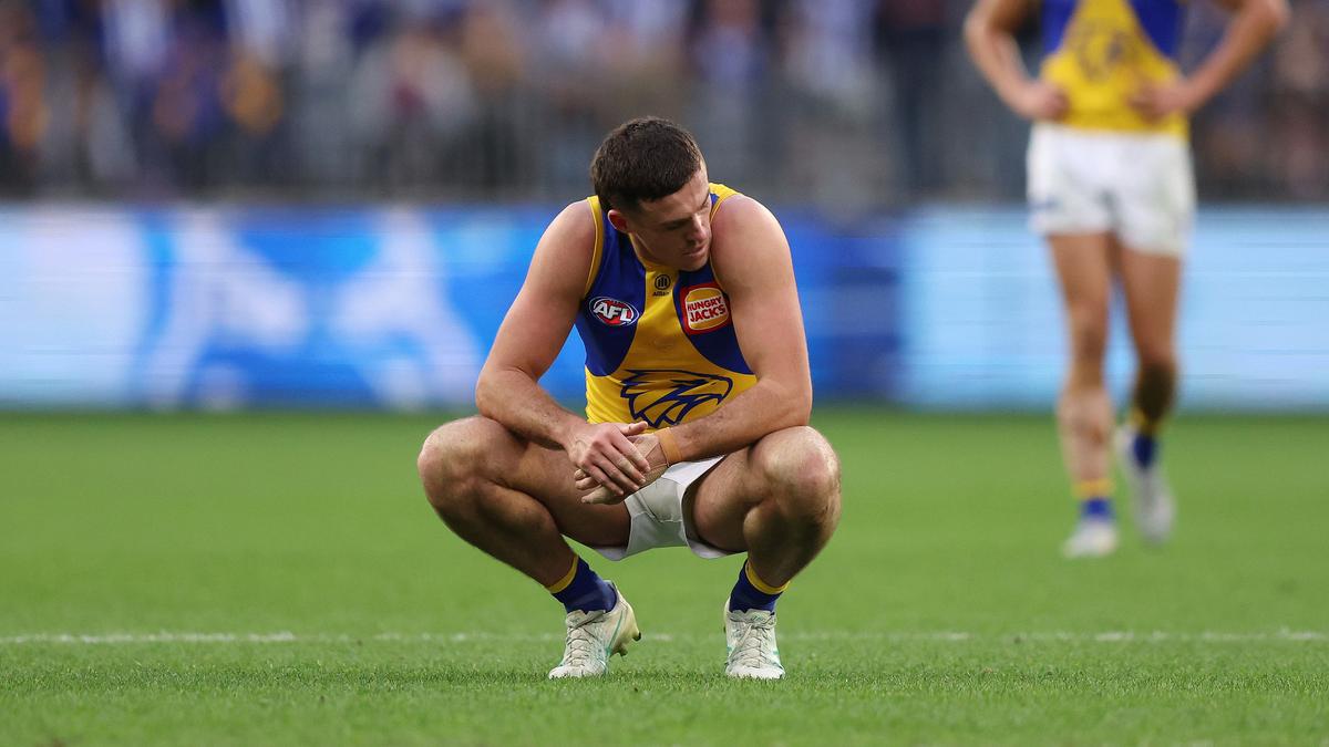 West Coast coach Andrew McQualter defends Eagles forward Jake Waterman after match-winning miss