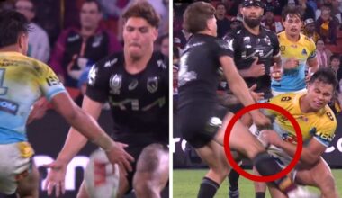 NRL 2026: Reece Walsh slammed by fans after ‘pathetic’ act late on costs Broncos win against Titans