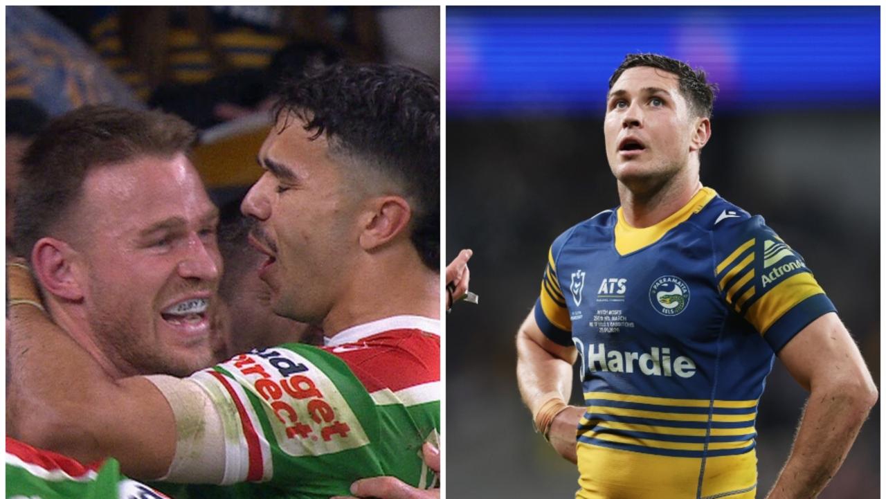 NRL 2026: Parramatta Eels def South Sydney Rabbitohs as Mitch Moses struggles in Origin audition, Jye Gray injured, video, match report, latest news