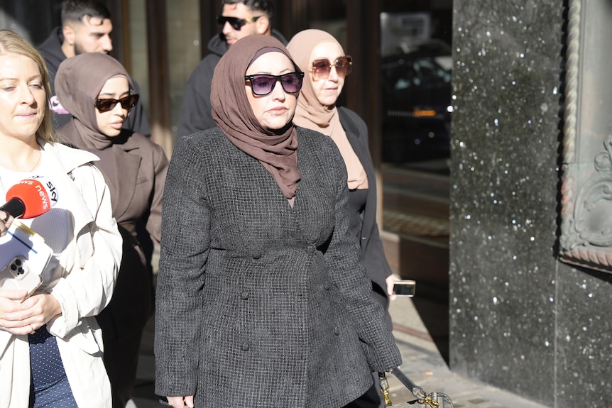 Sydney nurse Sarah Abu Lebdeh at the Downing Centre Local Court