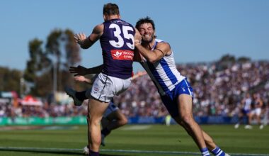 North Melbourne vs Fremantle LIVE: AFL round 13 2026, scores, results, odds, stats and start time from Hands Oval