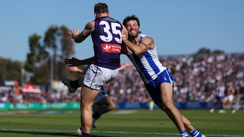 North Melbourne vs Fremantle LIVE: AFL round 13 2026, scores, results, odds, stats and start time from Hands Oval