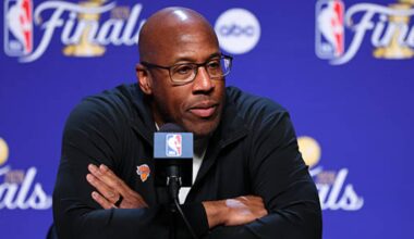 NBA Finals 2026: Knicks coach Mike Brown blasts officiating after Spurs level NBA Finals in Game 3 thriller, news, highlights