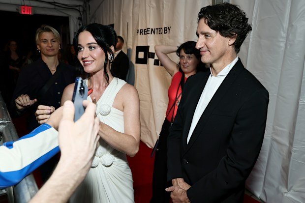 Katy Perry and Justin Trudeau attend The Lifetimes Tour – Live from Paris premiere