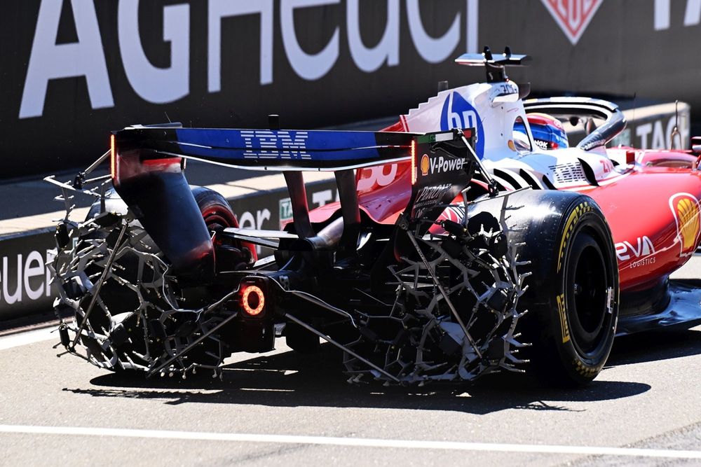 Rookie driver Dino Beganovic completed FP1 in Leclerc's car and posted the ninth-fastest time.