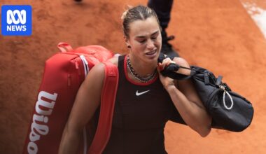 Aryna Sabalenka 'just wants to quit tennis' after French Open quarterfinal loss to Diana Shnaider