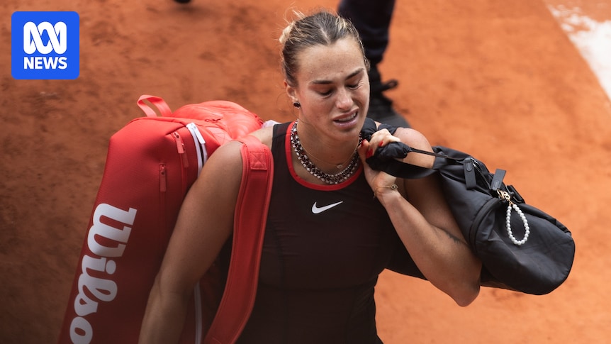 Aryna Sabalenka 'just wants to quit tennis' after French Open quarterfinal loss to Diana Shnaider