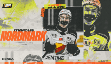 Ducks Select Winger Nordmark with 28th Pick of NHL Draft