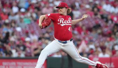 Cincinnati Reds pitcher Andrew Abbott delivers during the third inning of a baseball game against the Kansas City Royals, Tuesday, June 2, 2026, in Cincinnati. (AP Photo/Kareem Elgazzar)
