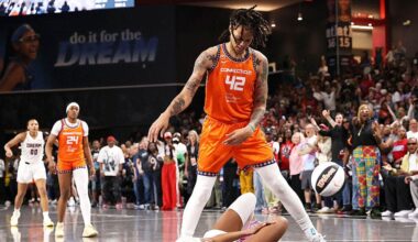 Brittney Griner throws Angel Reese to the floor like a rag doll in stunning show of power