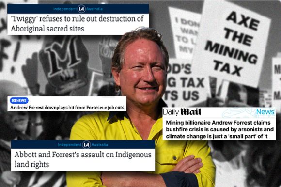 Carbon-emitting mining tycoon Andrew Twiggy Forrest turns 'green'