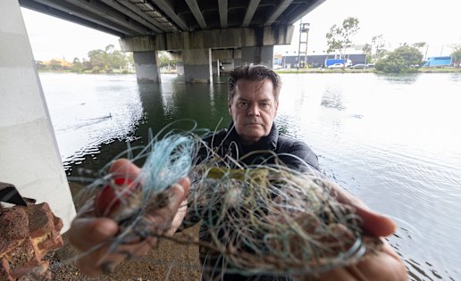 Darrell Pitt is the spokesman for the Maribyrnong River Wildlife Protection group, which has formed in response to the deaths of three swans.