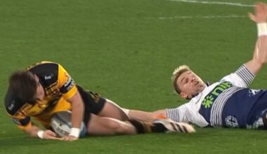 Super Rugby 2026 | All Blacks star Cam Roigard denies feigning injury in Hurricanes win, video, highlights