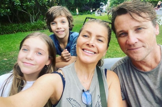 Natalie Bassingthwaighte family selfie