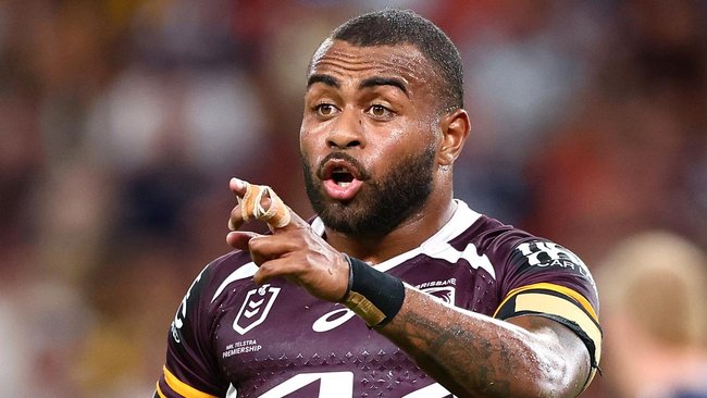 Brisbane playmaker Ezra Mam has been dropped from the starting side to play Gold Coast.