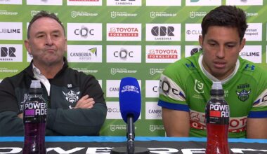 NRL 2026: Ricky Stuart’s post match press conference lasts less than 2 minutes, what did he say, Roosters v Raiders, news, reaction