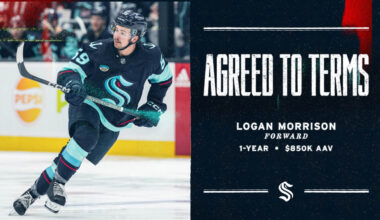 Seattle Kraken Agree to Terms with Logan Morrison on a One-Year Deal