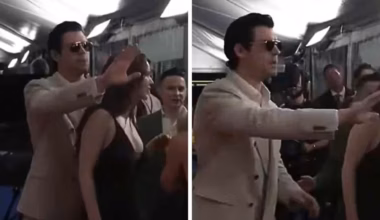 Milly Alcock’s Supergirl co-star David Corenswet jumps to her defence in viral red carpet video