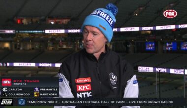 AFL news 2026: Craig McRae press conference video on AFL 360 after Collingwood loss to Melbourne Demons, Brayden Maynard shoulder