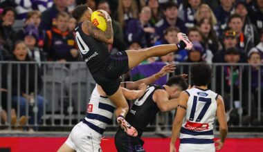 Fremantle vs Geelong Cats LIVE: AFL round 15 2026, scores, results, odds, stats and start time from Optus Stadium