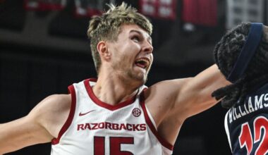 UConn men’s basketball team’s newest 7-footer comes from Europe by way of Arkansas