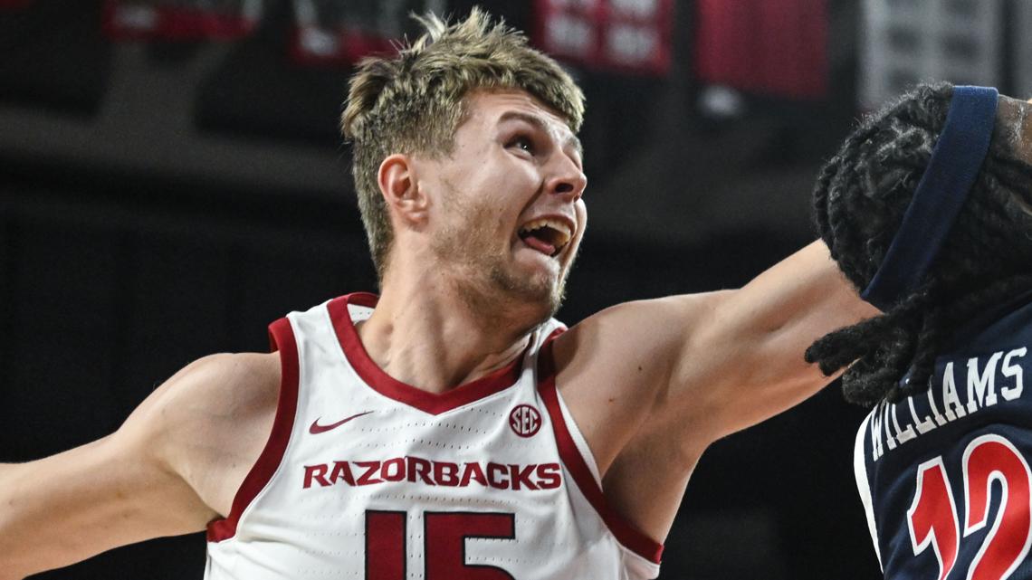 UConn men’s basketball team’s newest 7-footer comes from Europe by way of Arkansas