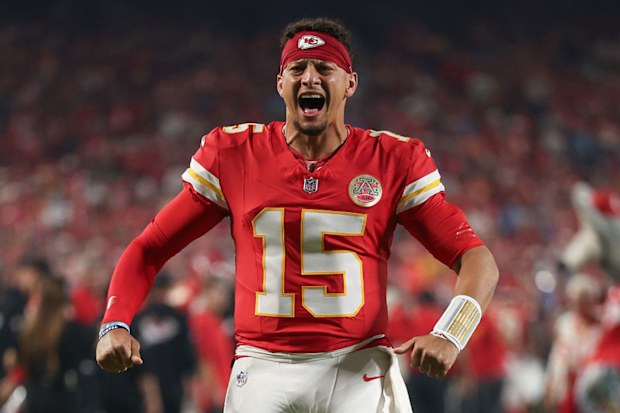 Patrick Mahomes of the Kansas City Chiefs.