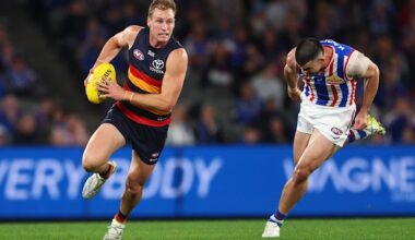Western Bulldogs vs Adelaide Crows LIVE: AFL round 14 2026, scores, results, odds, stats and start time from Marvel Stadium