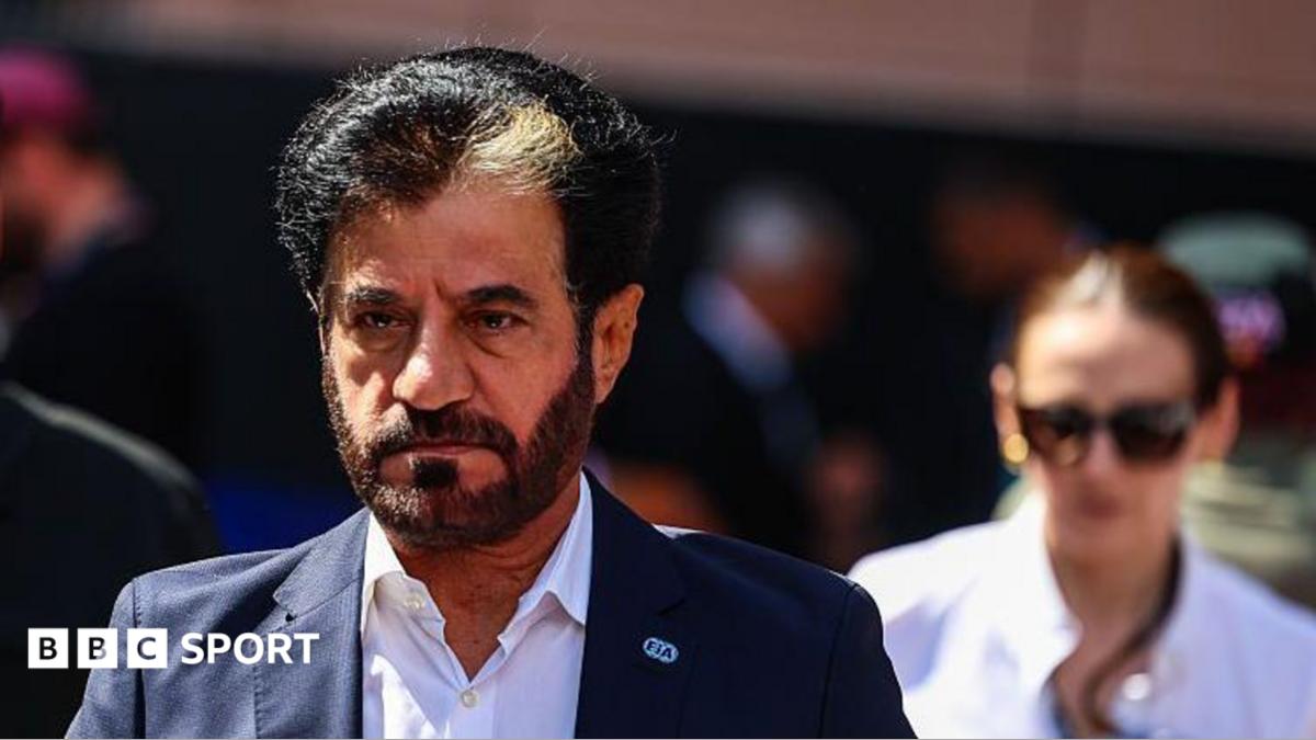 FIA president Mohammed Ben Sulayem walks in the paddock at the Monaco Grand Prix