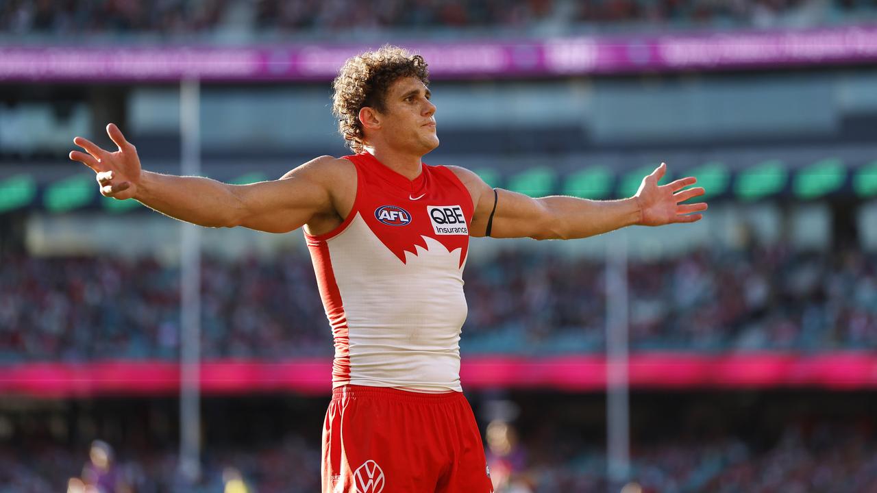 AFL result 2026, Sydney Swans defeat Richmond Tigers, Round 12