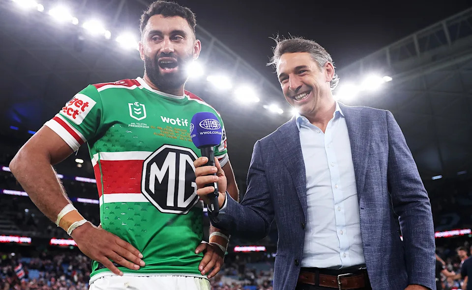 Billy Slater on Channel 9.