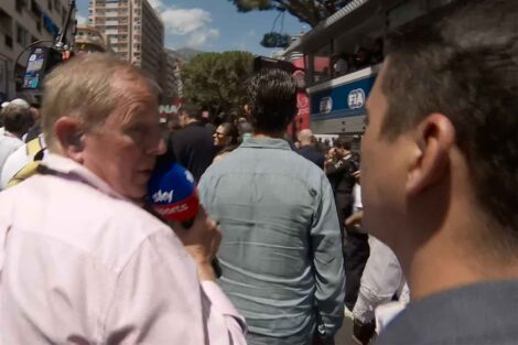 Martin Brundle dismissed Donald Trump Jnr's bodyguard on the grid in Monaco