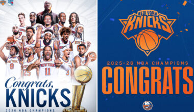 Rangers, Islanders congratulate Knicks after NBA title