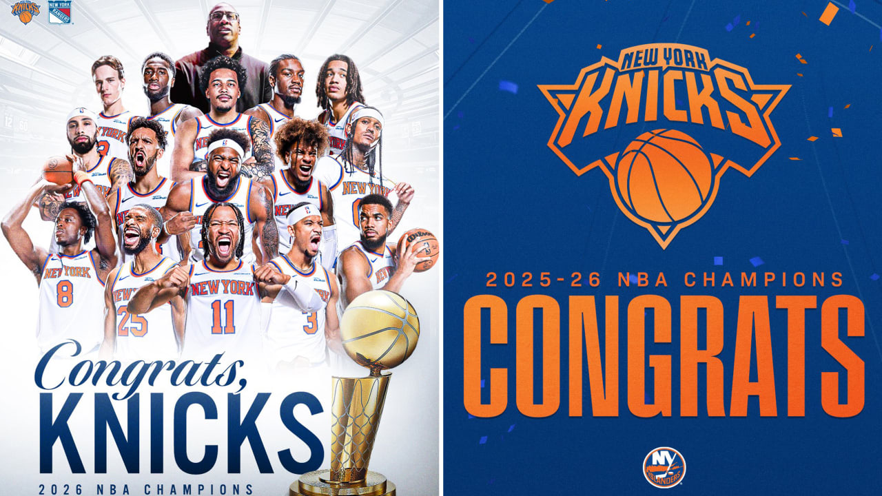 Rangers, Islanders congratulate Knicks after NBA title