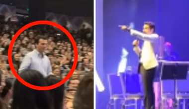 Musician too sick to perform at La La Land in Concert opening night, so audience member steps in