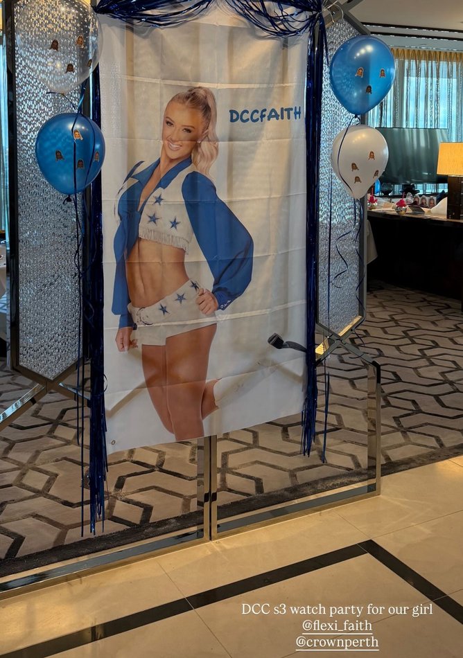 DCC Faith Ward's watch party at Crown Perth.