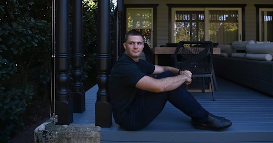 Henry O’Donnell posing after his 18-month suspension was announced.