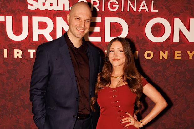 Alex Everly and Quinn Everly at the Gold Coast launch party for Turned On: Dirty Sexy Money