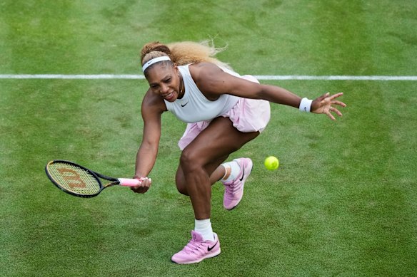 Williams is in incredible physical condition.